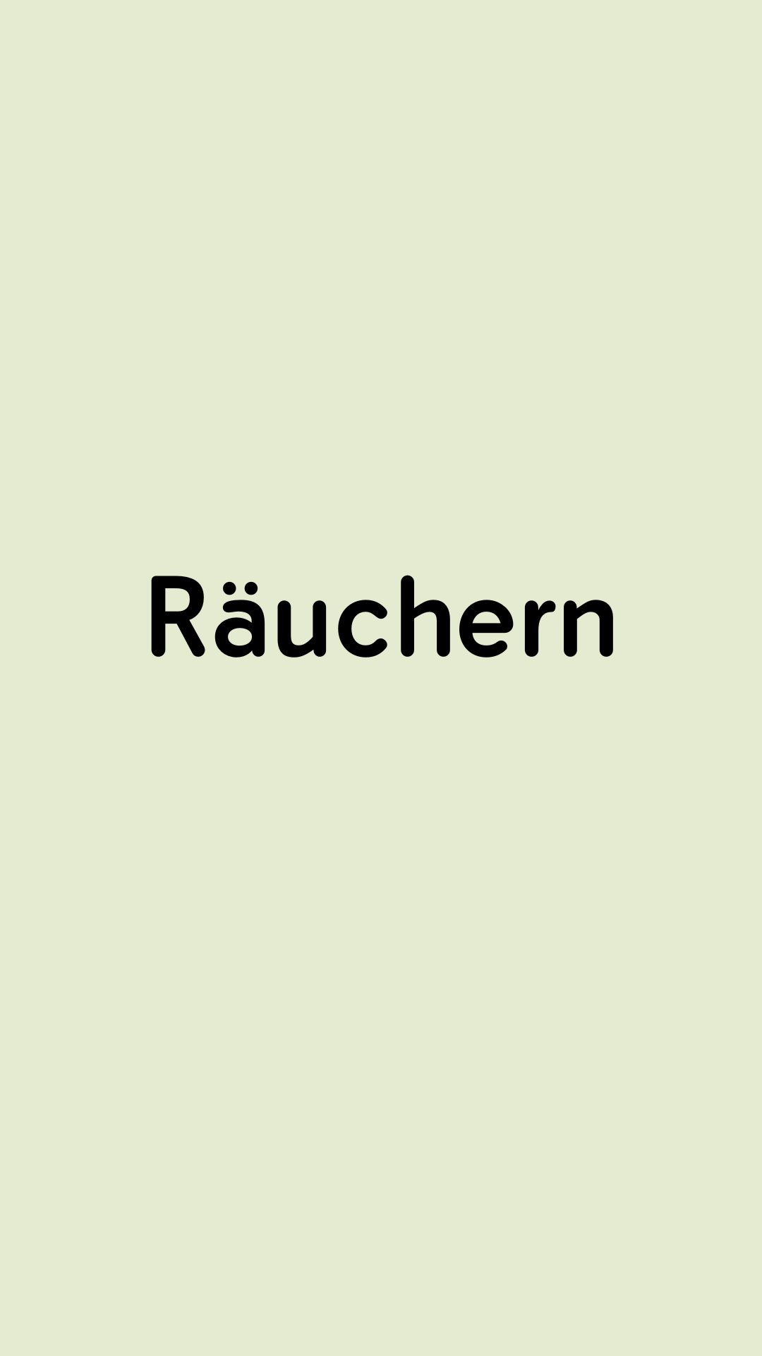 Räuchern